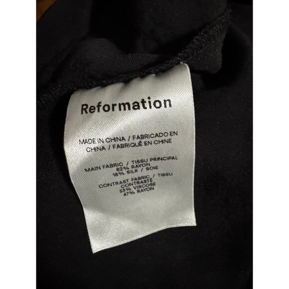 Reformation Black Velvet Tunic Dress / Tank Top – XS - Picture 4 of 5